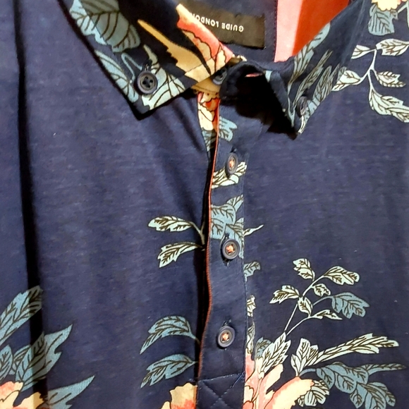🌺 NEW Mens Guide London Knit Polo Shirt - Picture 2 of 10